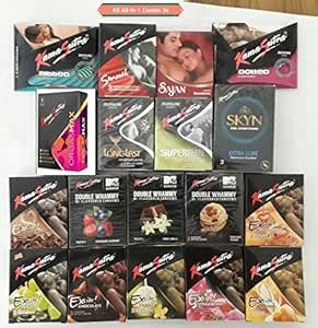 Buy KamaSutra All In One Combo Condoms 3S - 18 Flavours Online at Low ...