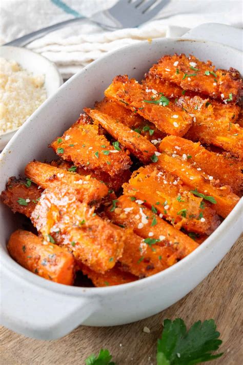Crispy Parmesan Roasted Carrots » Contained Cuisine