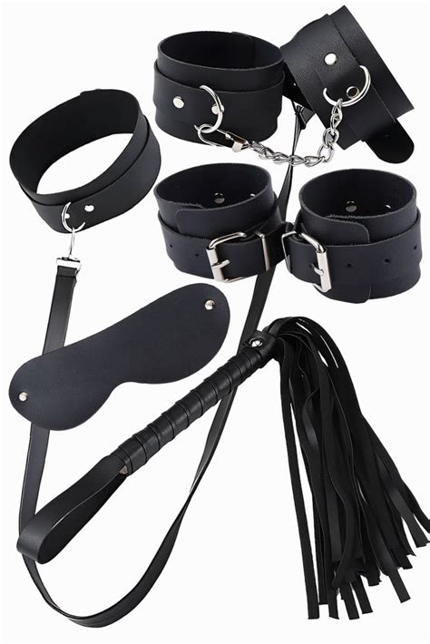 KIT COMPLETO BDSM COM 5 ITENS FETICHE