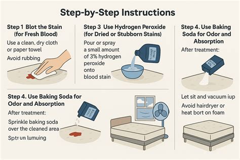 How to Get Blood Stains Out of Foam and Hybrid Mattresses: A Step-by ...
