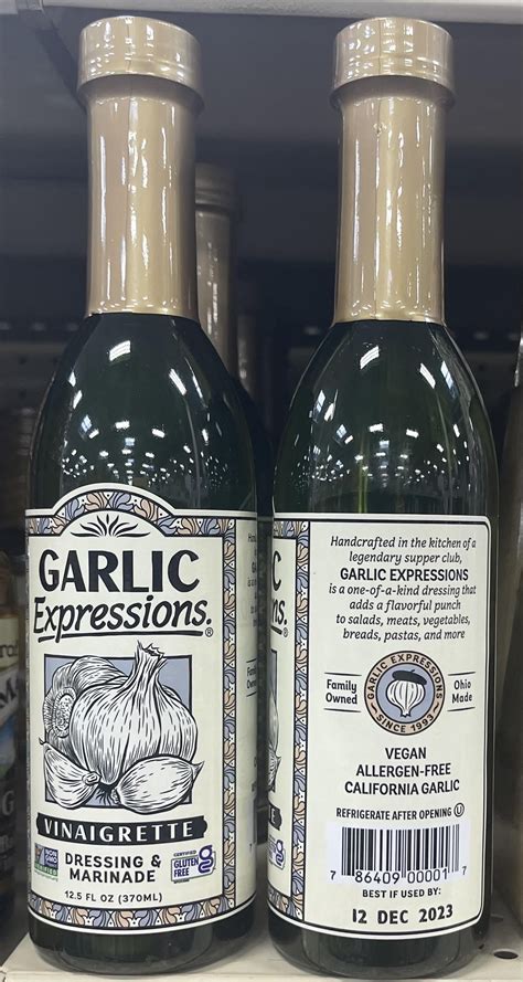 Garlic Expressions Classic Vinaigrette Salad Dressing 12.5 OZ (2 Pack ...