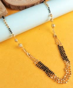 Mekkna Three-G-Layer-M Alloy Mangalsutra Price in India - Buy Mekkna ...