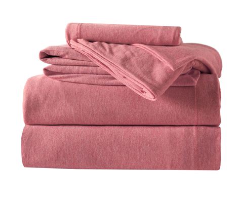 4-Piece Melange Jersey Knit Queen Sheet Set - Walmart.com