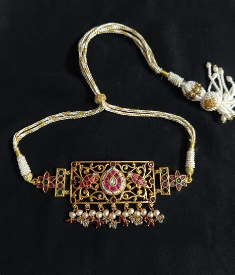 Silver Gold plated Jewellery- 925 Silver Gold Plated Necklace- MACS