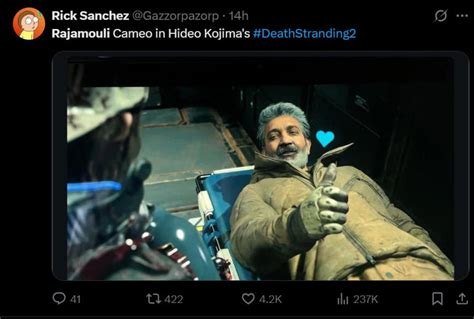 Rajamouli debuts in Death Stranding 2 video game, excited fans call him ...