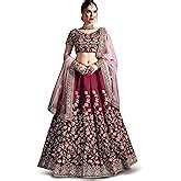 Zeel Clothing Women's Silk Semi stitched Lehenga Choli (7035-Wedding ...