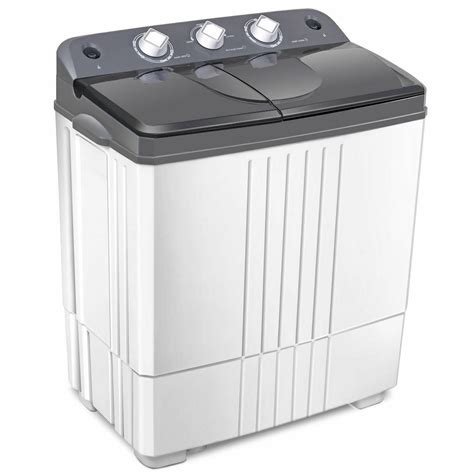 Buy Gymax Portable Washing Machine Compact Twin Tub 20 lbs Capacity ...