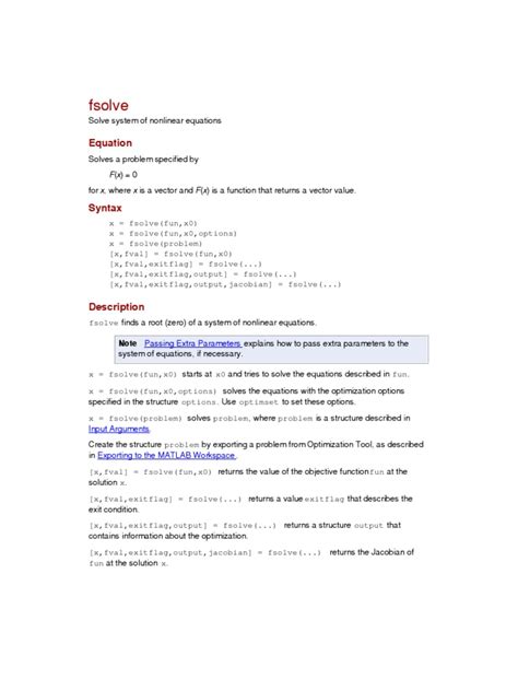 Image result for Fsolve Octave