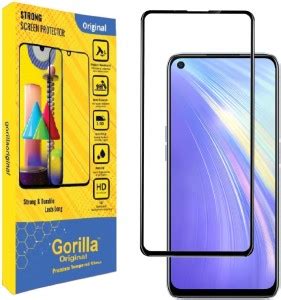 Colorfly Edge To Edge Tempered Glass for Realme X, Vivo Y50, Vivo V15 ...