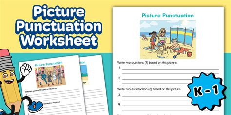 Using Correct Punctuation in Sentences Writing Worksheets