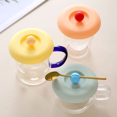 硅胶盖子万能盖食品级杯盖子单买马克杯盖可放勺杯子盖通用防尘盖-淘宝网