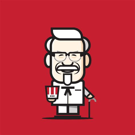 Image result for Colonel Sanders Body SVG