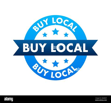 Support Local Businesses. Shop local. Buy Small Business. Vector stock ...