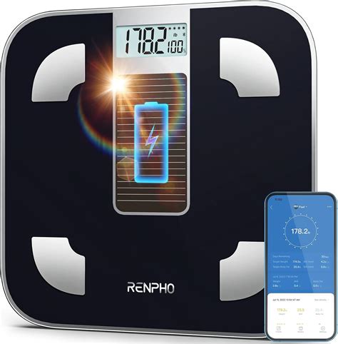 Buy RENPHO Scale for Body Weight, Battery-Free Solar Power Digital ...