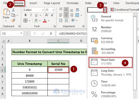 Image result for Convert Unix Timestamp to Date Excel-Formula