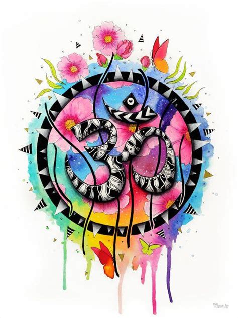 Best Om Colorful Art HD Image For Profile Picture - DP