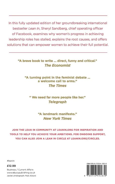 Lean In : Women, Work, and the Will to Lead – Books and You