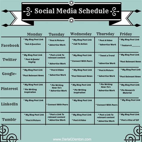 Social Media Posting Schedule Template for Effective Marketing