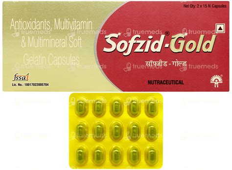 Sofzid Gold Capsule 15 - Uses, Side Effects, Dosage, Price | Truemeds