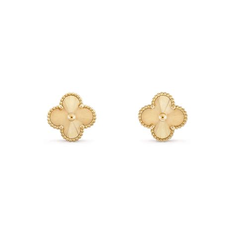 Vintage Alhambra earrings 18K yellow gold - Van Cleef & Arpels
