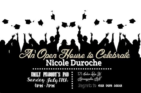 I Do On A Dime: Free Graduation Invite Template