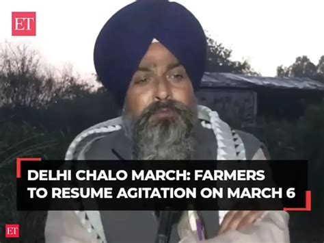 Farmers' stir: Protesters to resume 'Dilli Chalo' march on March 6 ...