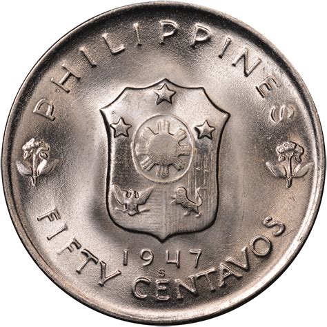 Philippines 50 Centavos KM 184 Prices & Values | NGC