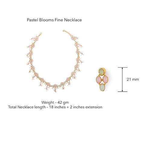 Pastel Blooms Fine Necklace by Tribe Amrapali – Aulerth