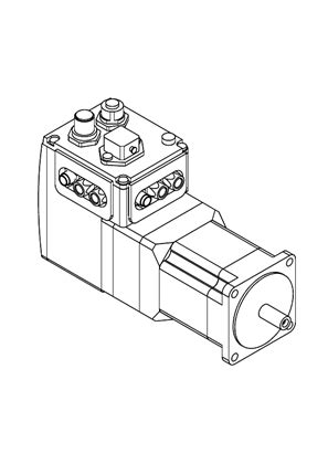 Lexium ILA2 Integrated drive with servo motor - 3D CAD | Schneider Electric