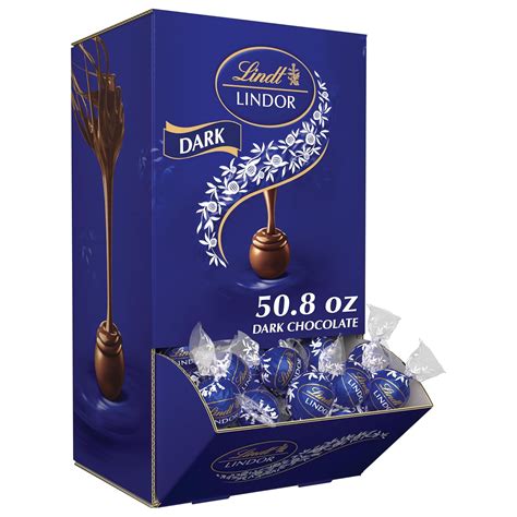 Lindt LINDOR Dark Chocolate Truffles, 120 Count : Amazon.de ...