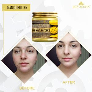 Bon Austin 100% Pure and Natural Mango Butter For - RAW, UNREFINED ...