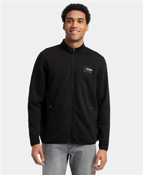 Buy Super Combed Cotton Rich Fleece Jacket with StayWarm Technology ...