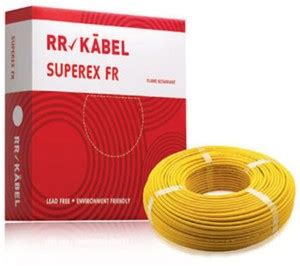 RR KABEL FR PVC 0.75 sq/mm Yellow 90 m Wire Price in India - Buy RR ...