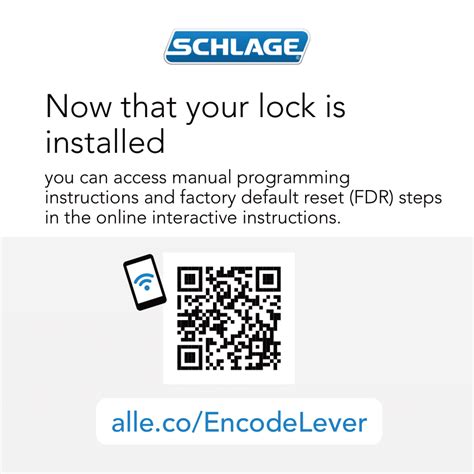 Image result for Schlage Encode Reset Code