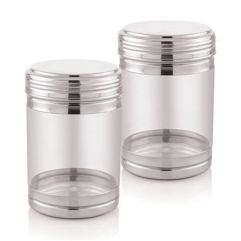 Buy Attro Nexon Stainless Steel See Through Airtight Containers For ...