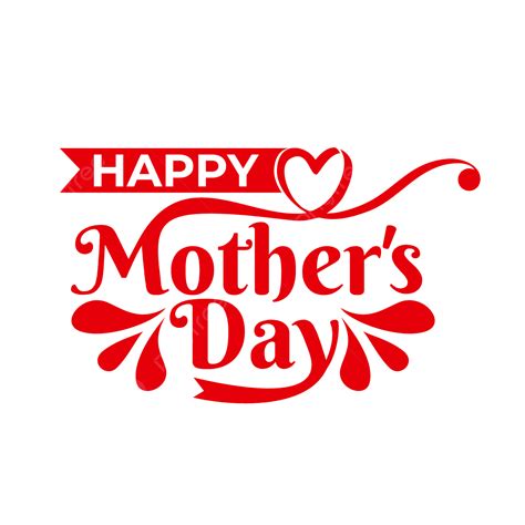 Lettering Text Of Happy Mothers Day, Mothers Day, Lettering, Womens Day ...
