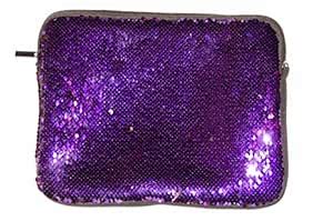 Sparkle Sequin Tablet Case Fits Most 10.1" Swipe Two Tone Purple and ...