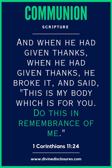 Image result for Communion Scriptures King James Version