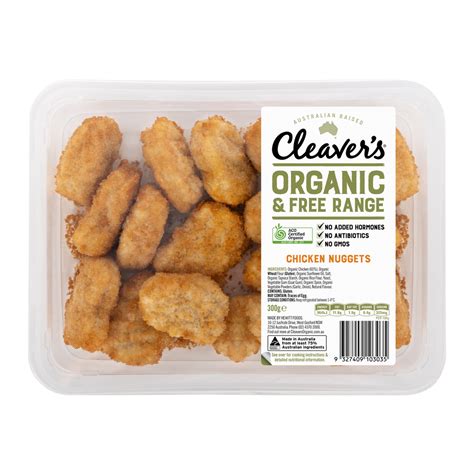 Buy Cleaver's Organic Free Range Chicken Nuggets from Harris Farm ...