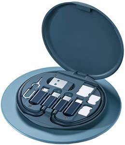 FKU 60W Cable Storage Box, USB C to Lightning Type C Micro,Card Slot ...