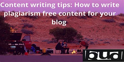 Writing Tips-how to Avoid Plagiarism in content writing
