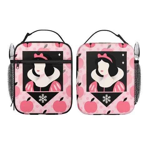 Sn×ow White Lunch Bag Insulated Lunch Box Unisex Reusable Lunchbox ...