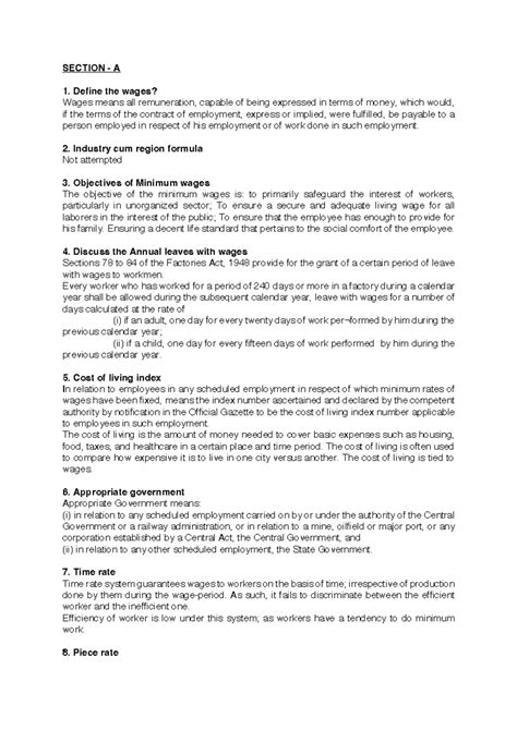 Labour Law Unit-2 - & School of Law An ISO 9001:2015 Certified Quality ...