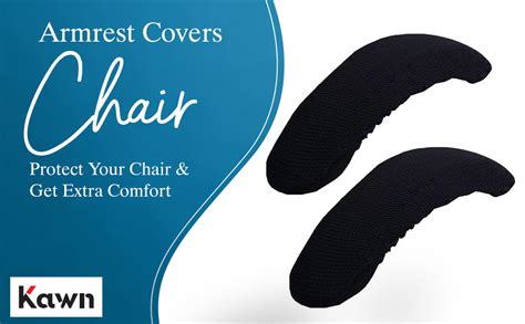 Kawn® 1 Pair Stretch Chair Armrest Covers Desk Chair Arm Slip-Cover ...