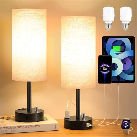Bedside Lamps for Bedrooms Set of 2 - Fully Dimmable India | Ubuy