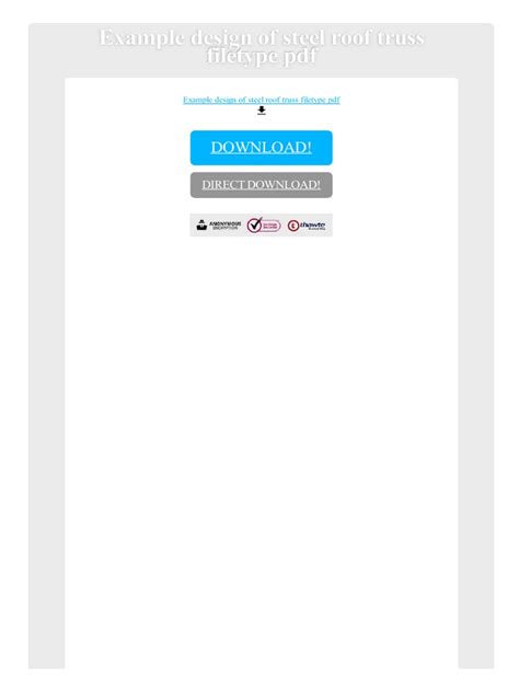 Image result for Steel Truss Design Example XLS