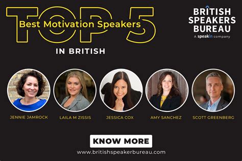 Top 5 British Motivational Speakers to Inspire You