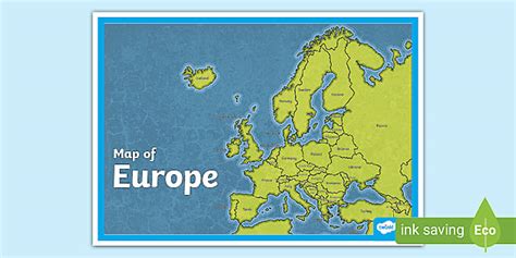 Poster of Europe | Twinkl Learning Resources