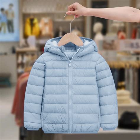 Boys Down Jacket Winter Hooded Casual Windproof Warm Toddler Outwear ...