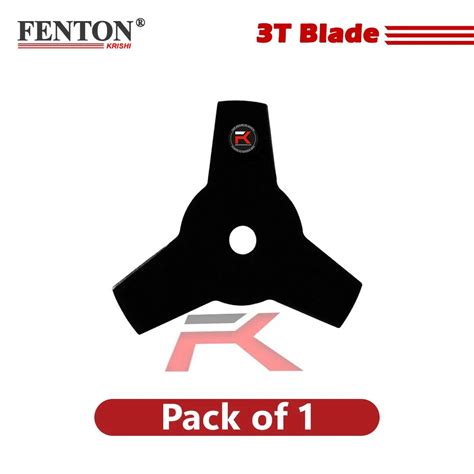 Buy Fenton Krishi 3-Teeth Brush Cutter Blade – Heavy-Duty Grass Cutting ...